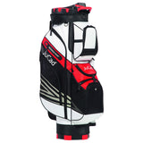 Jucad Quiet Line golftas - cartbag | kleur: Zwart-wit-rood