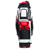 Jucad Quiet Line golftas - cartbag | kleur: Zwart-wit-rood