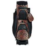 Jucad Style golftas - cartbag (zwart-luipaard
