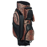 Jucad Style golftas - cartbag (zwart-luipaard
