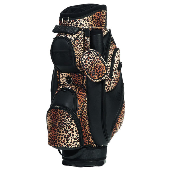 Jucad Style golftas - cartbag (zwart-luipaard