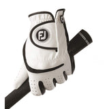 Gant de golf FootJoy Junior - gauche (blanc/noir)