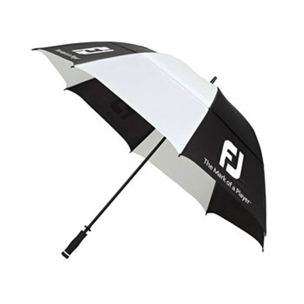 FootJoy DryJoys golfparaplu (zwart-wit)
