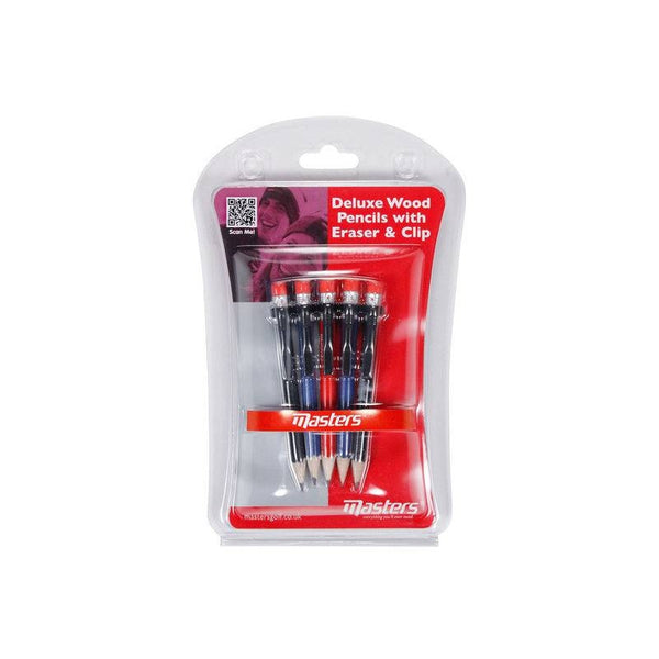 Masters golf pencils with eraser and clip