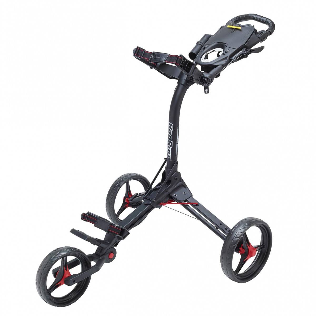 BagBoy Compact 3 golftrolley | kleur: Zwart-rood
