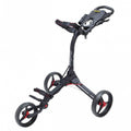 BagBoy Compact 3 golftrolley | kleur: Zwart-rood