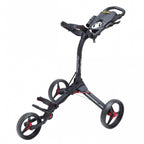 BagBoy Compact 3 golftrolley | kleur: Zwart-rood