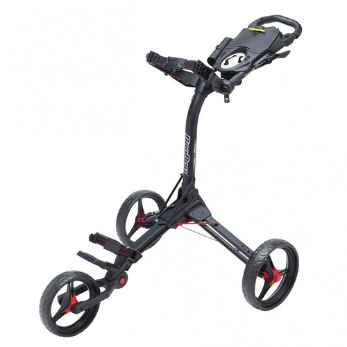 BagBoy Compact 3 golftrolley | kleur: Zwart-rood