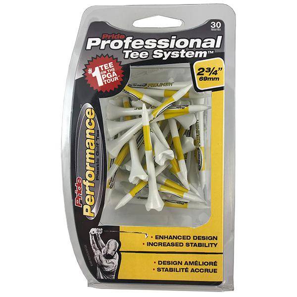 Pride Professional Tee System Performance plastic tees  30 stuks | 69mm
