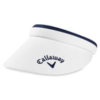Callaway dames clip golf visor - zonneklep (wit/marineblauw)