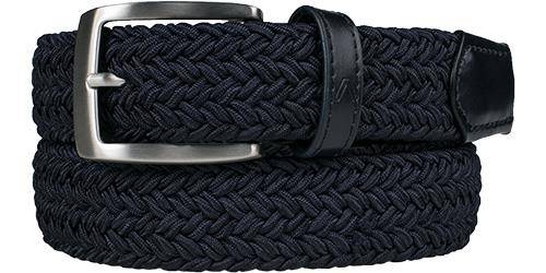 Alberto geweven riem | kleur: Marineblauw