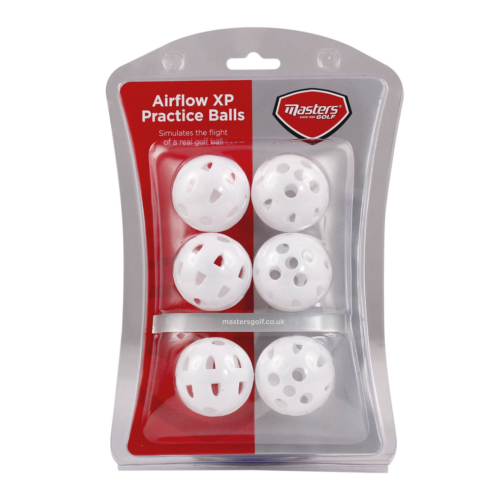 Masters Airflow XP Practice balls golf oefenballen | kleur: Wit