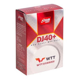 DHS DJ40 Match de balle de tennis de table 3 étoiles - blanc 72 (12x6) pièces