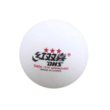 Match de balle de tennis de table 3 étoiles DHS Dual ABS - blanc 10 pièces