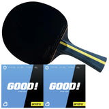Raquette de tennis de table Andro 100 R rouge/noir