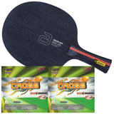 Andro Inizio OFF + Friendship RITC Cross Start Raquette de tennis de table - rouge/noir