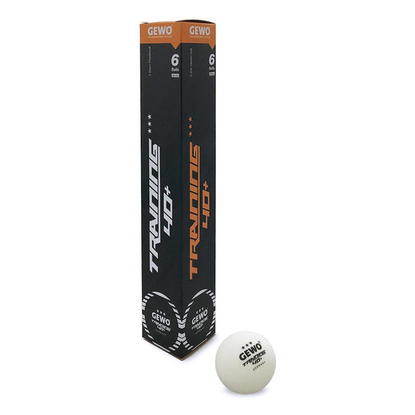 Gewo Training 3 ster tafeltennisbal - wit 6 stuks