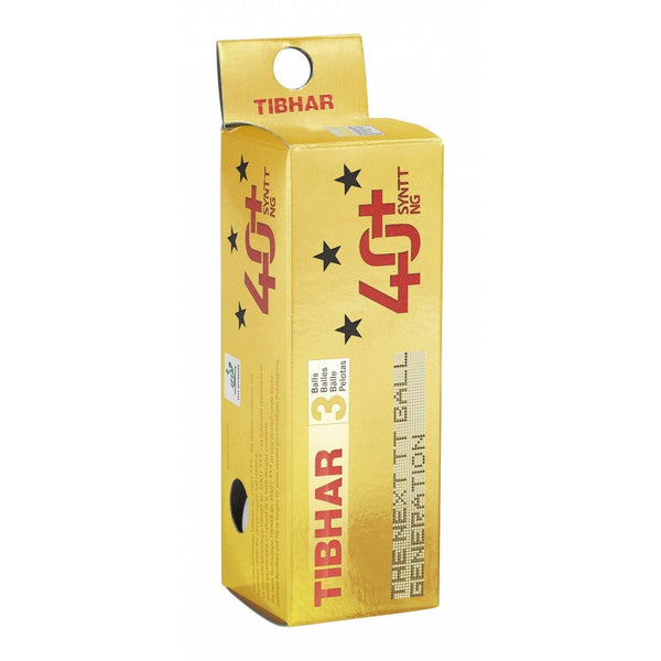 Tibhar 40+ SYNTT NG 3 ster tafeltennisbal wedstrijd - wit 3 stuks