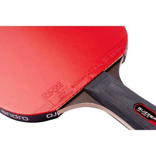 Andro - set Buzzer Up 400 R tafeltennisbatje - rood/zwart + ballen