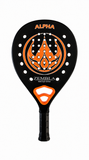Zembla Alpha 2 Padelracket - Alpha Series - Zwart/Oranje