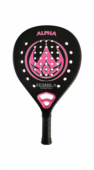 Zembla Alpha 2 padelracket zwart roze