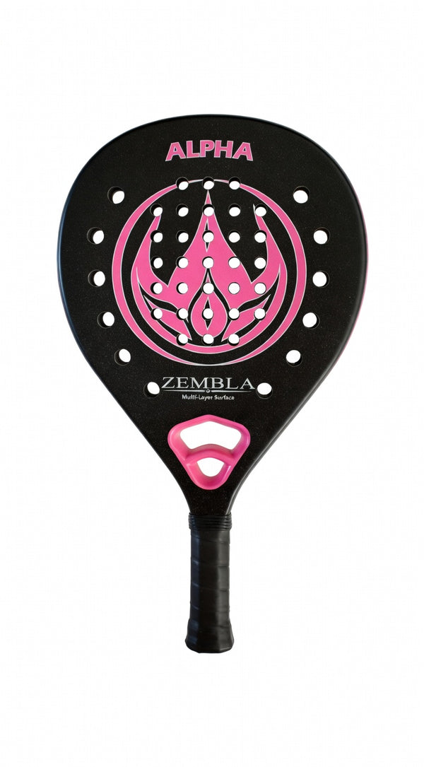 Zembla Alpha 2 padelracket zwart roze